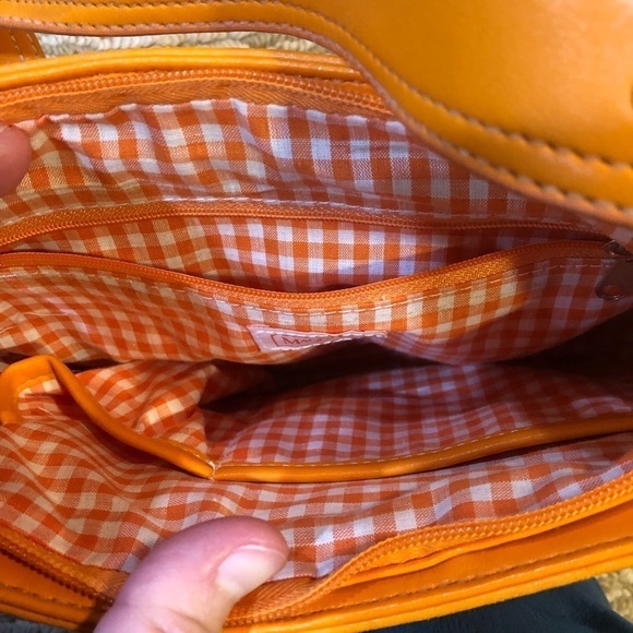 Maggi B Hobo Style Straw Purse Tangerine Cottagecore Boho Peppy Y2K Summer - Picture 4 of 6